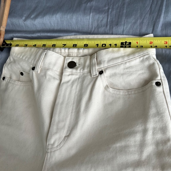 &Other Stories Women's Cream Jeans straight cut - Picture 8 of 10